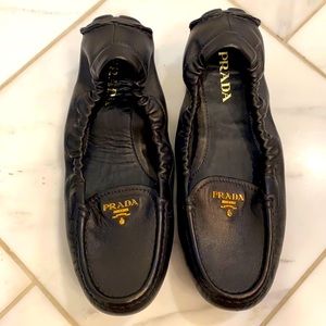 Prada loafer driving shoes
